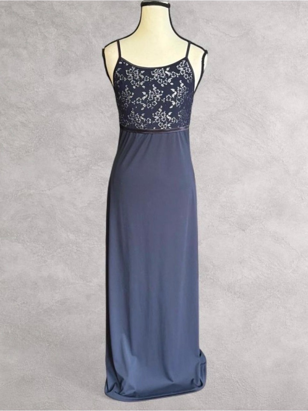Vintage Byer Too!‎ California Navy Maxi Dress - Medium